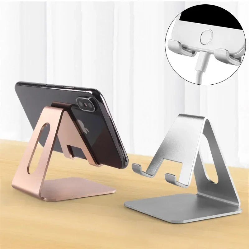 support telephone bureau argent et or rose chic-zone @ mobile de fou