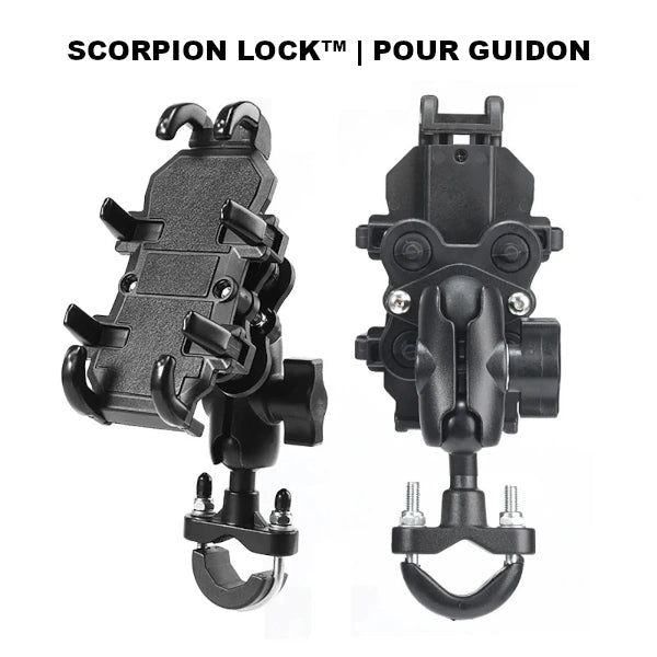 support telephone moto velo scorpionlock pour guidon @ mobile de fou
