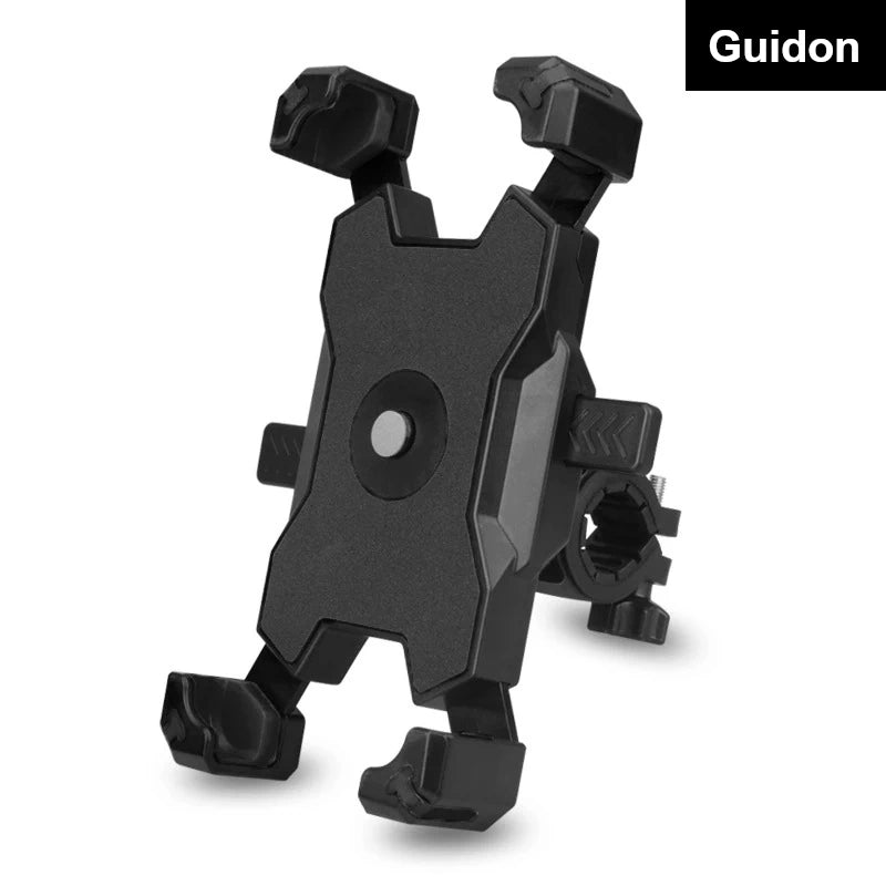 Support telephone velo - moto noir pour guidon @ mobile de fou