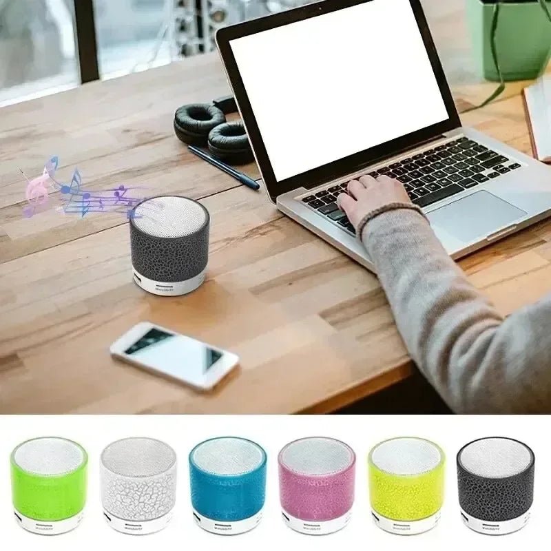 bluetooth-enceinte-mini-haut-parleur-colore-ensemble