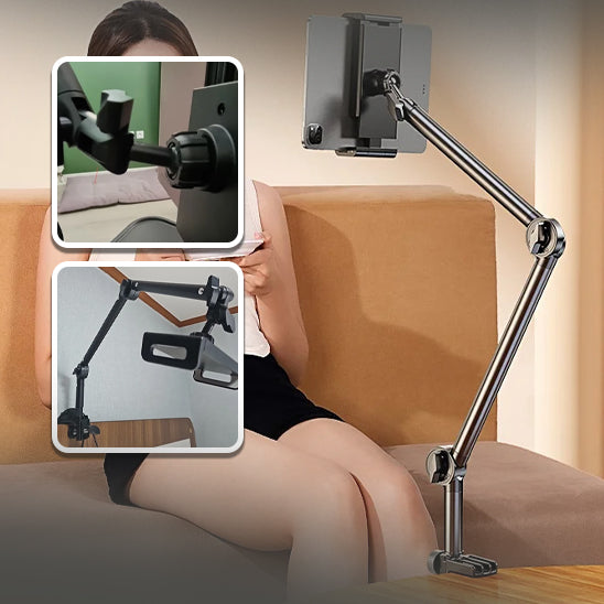 Le support telephone articulé parfait pour visionner sur votre divan @ Mobile De Fou !