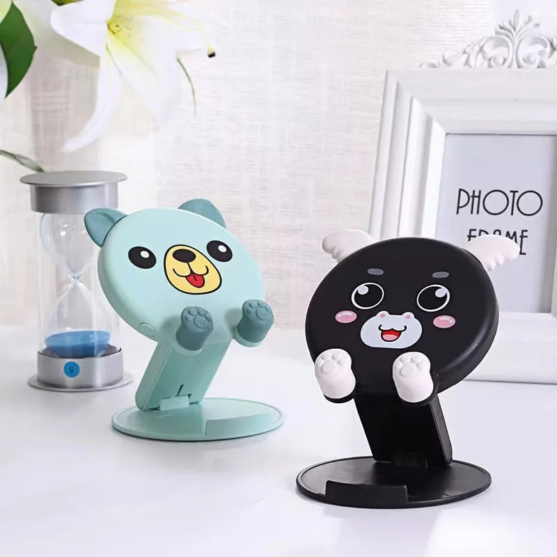 support telephone kawaii chien chat ouvert et mignon @ Mobile De Fou