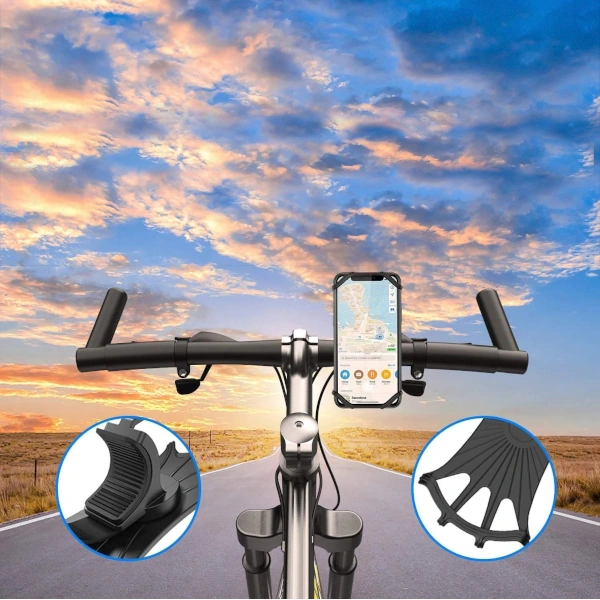 Le support telephone velo moto qui s'agrippe à votre smartphone pour de longs trajets @ mobile de fou
