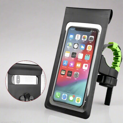 support telephone velo pocketseal étanche de couleur noir @ mobile de fou !