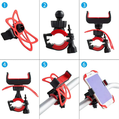 support téléphone vélo - moto ZenitGrip™ étapes installation faciles @ Mobile De Fou !